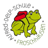 Logo mit Frosch Alfred-Delp-Schule