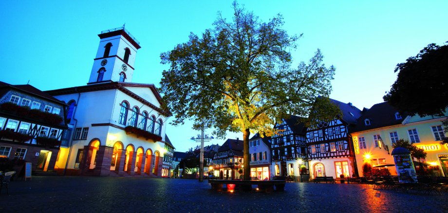 Marktplatz in Abendstimmung