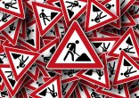 Baustellenschild Baustellenschild