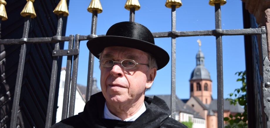 Stadtführer Lutz als Abt Molitor