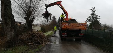Arbeiten am Stadtmühlbach Arbeiten am Stadtmühlbach