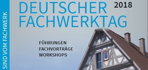 Plakat zum Deutschen Fachwerktag 2018