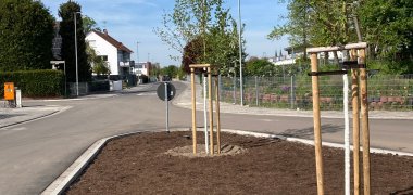 Einhardstraße nach Fertigstellung Einhardstraße nach Fertigstellung