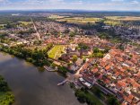 Luftaufnahme der Einhardstadt Seligenstadt Luftaufnahme der Einhardstadt Seligenstadt