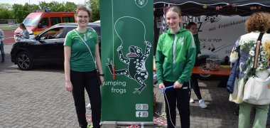 Die TuS Froschhausen informierte über ihr Rope Skipping-Angebot Die TuS Froschhausen informierte über ihr Rope Skipping-Angebot