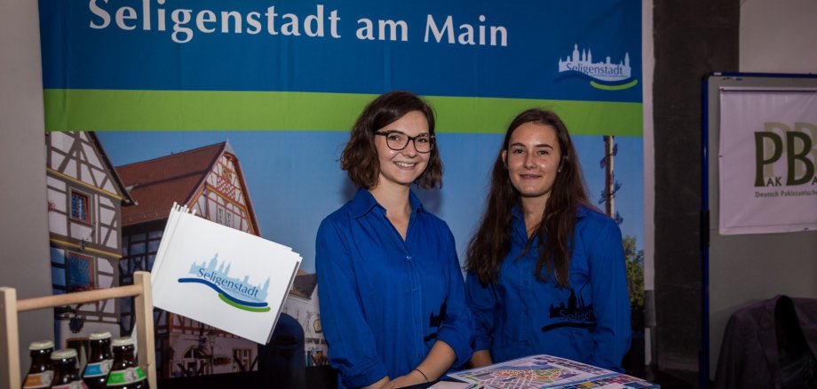 Seligenstadt-Stand auf dem Newcomer Festival 2017 in Frankfurt am Main