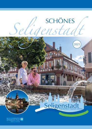 Titel der Broschüre "Schönes Seligenstadt" 2021