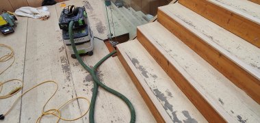 Abgeschliffene Treppe im Riesen Abgeschliffene Treppe im Riesen