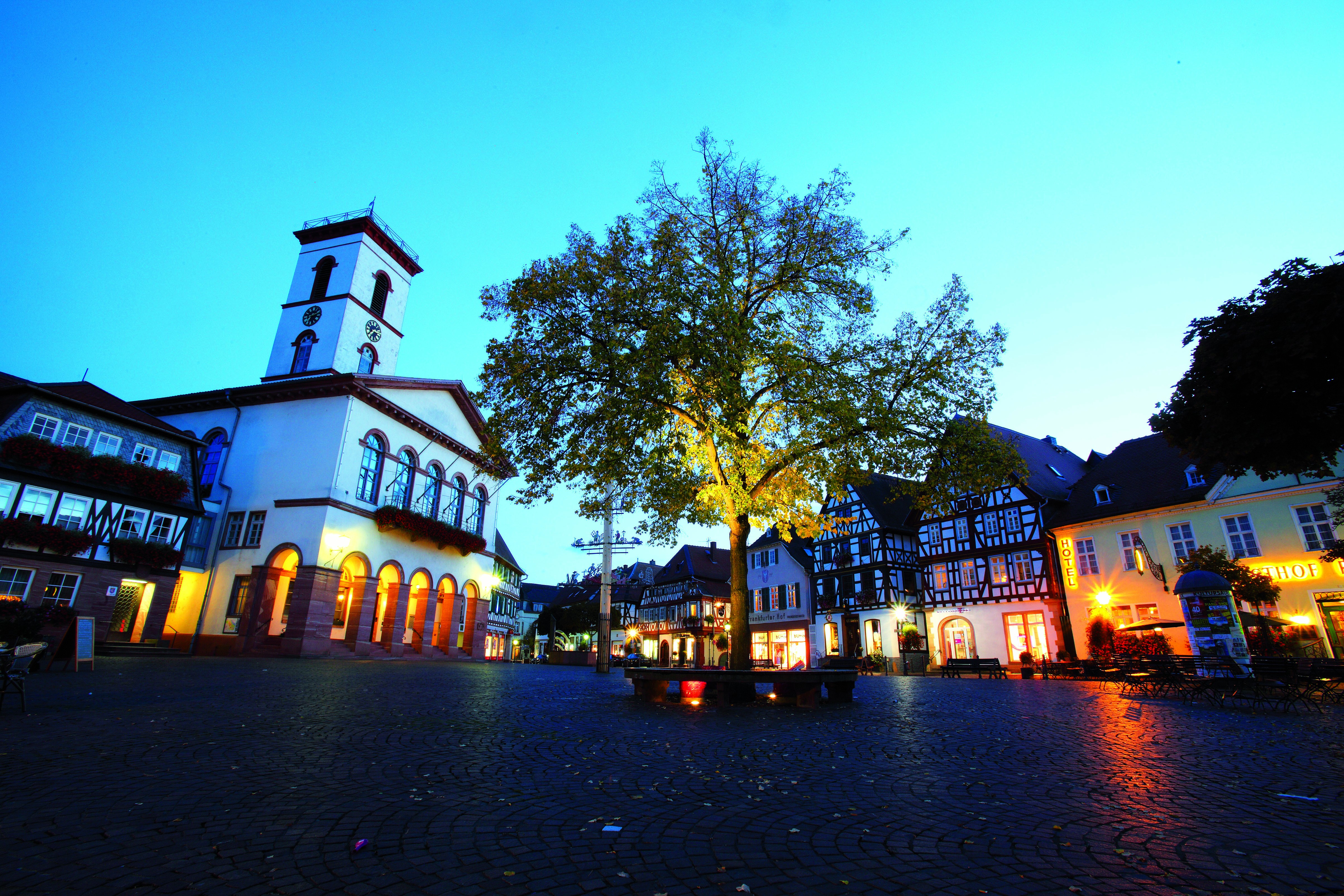 Marktplatz in Abendstimmung