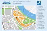 Plan mit Schwerbehindertenparkplätzen Plan mit Schwerbehindertenparkplätzen