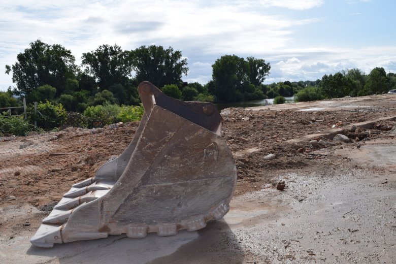 Abrissstelle ehemaliges Stadtwerkegelände Abrissstelle ehemaliges Stadtwerkegelände