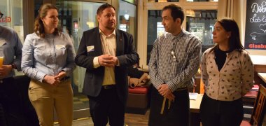 Begrüßung zum After Work im Schwanen