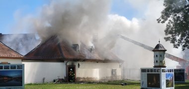 Brand im Juni 2025 an der Remise Brand im Juni 2025 an der Remise