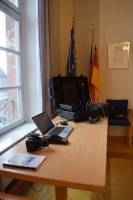 Bürgerkoffer mit Equipment Bürgerkoffer mit Equipment