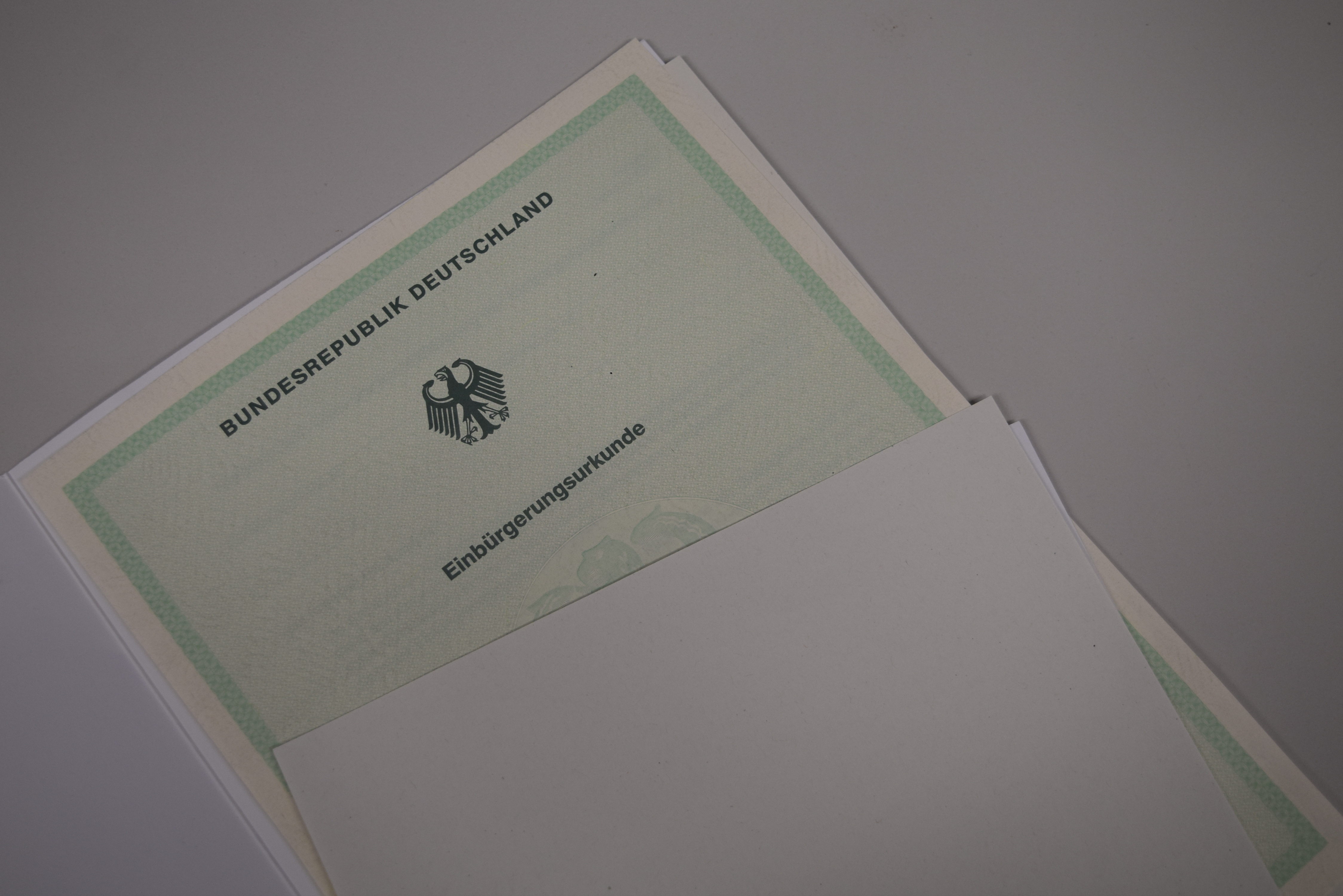 Einbürgerungsurkunde