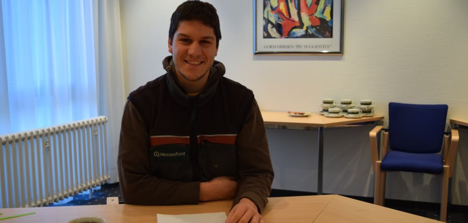 Revierförster Herrmann in der Sprechstunde