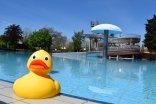 Nichtschwimmerbecken mit Badeente Nichtschwimmerbecken mit Badeente