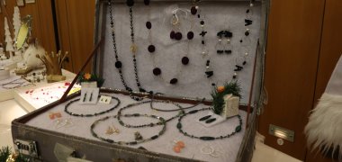 Exponate beim Hobbykünstlermarkt