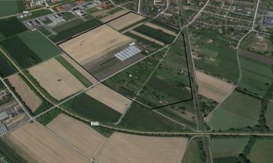 Westring Erschließungsgebiet Luftaufnahme