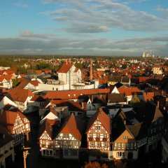 Blick über Marktplatz