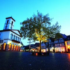 Marktplatz in Abendstimmung