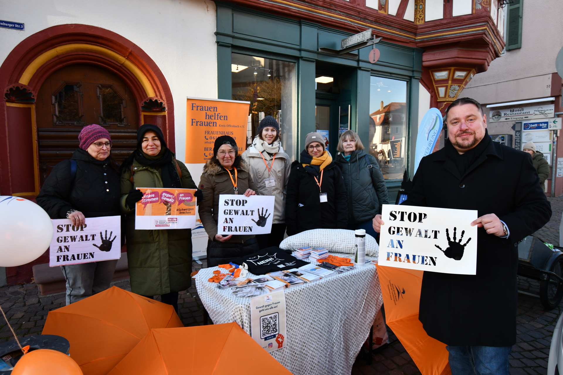 Aktion Stop Gewalt an Frauen