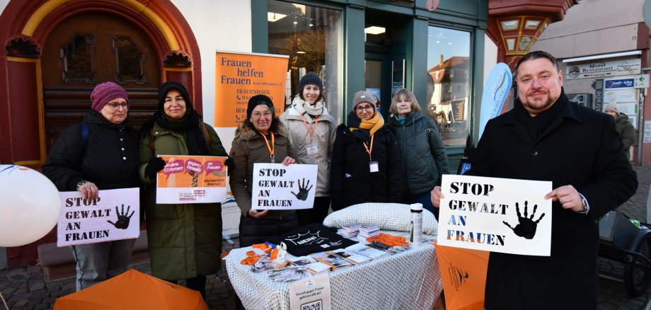 Aktion Stop Gewalt an Frauen