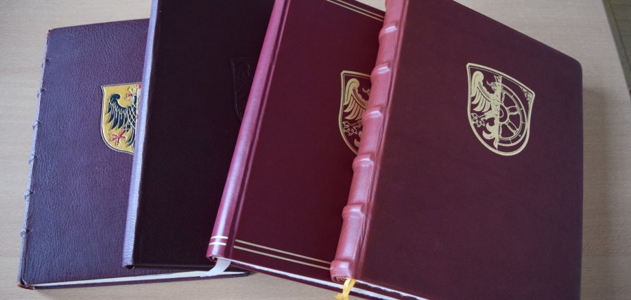 Alle vier Stadtbücher, von 1978 bis heute