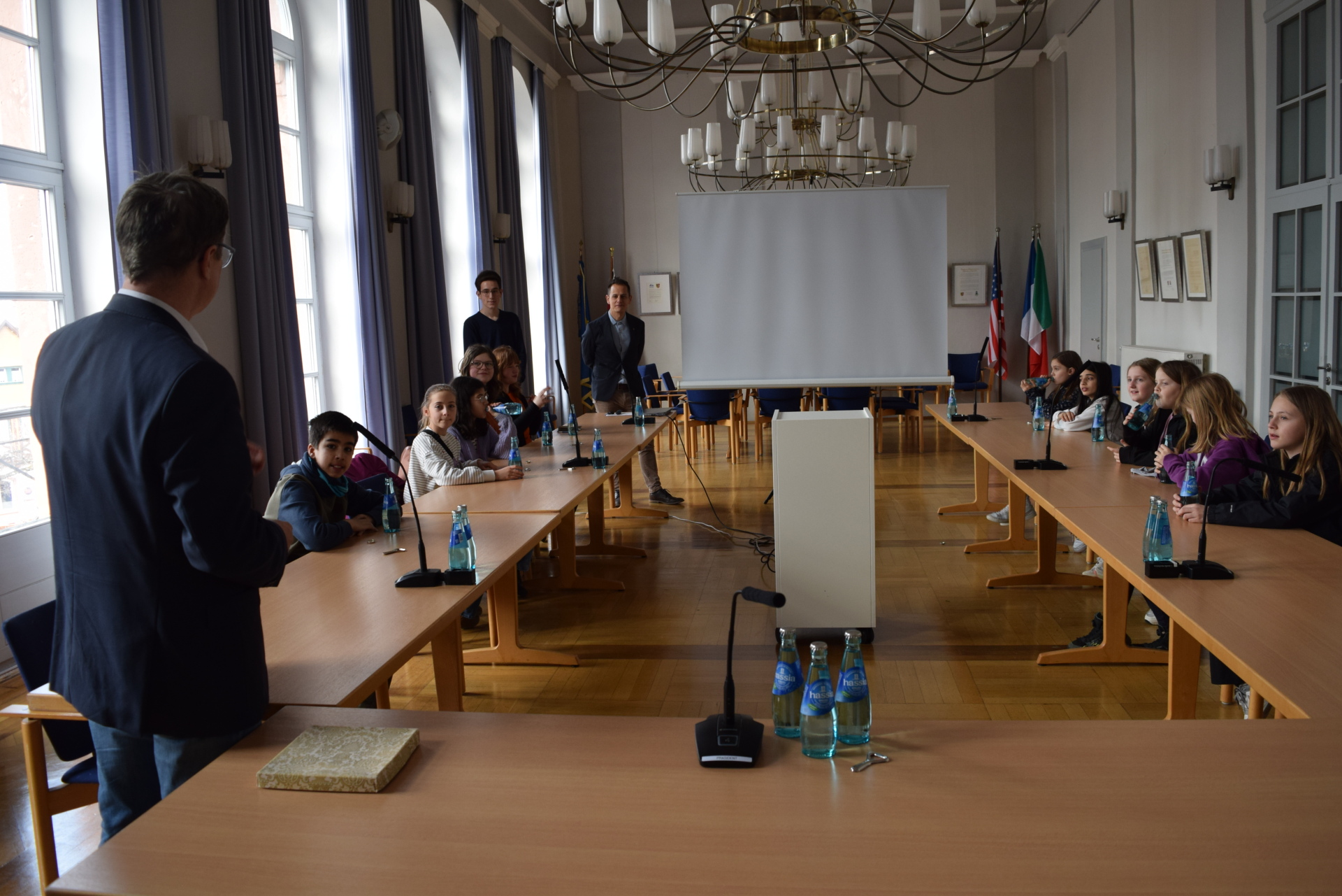 Begrüßung durch den Bürgermeister