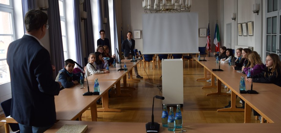 Begrüßung durch den Bürgermeister