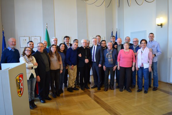 Besuch aus Seligenstadts Partnerstadt Piedimonte anlässlich des Jahrestages der Translatio/ Empfang im Rathaus Besuch aus Seligenstadts Partnerstadt Piedimonte anlässlich des Jahrestages der Translatio/ Empfang im Rathaus