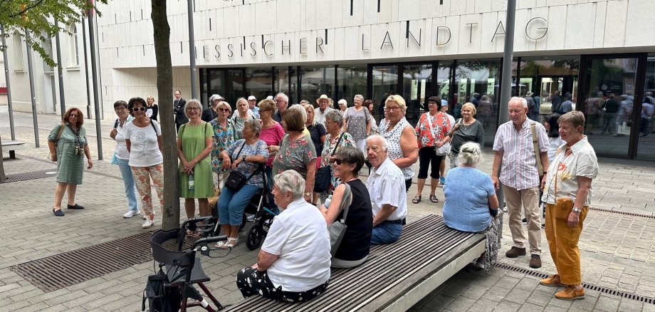 Besuch beim Hessischen Landtag 2023