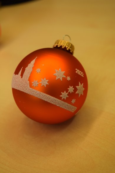 Christbaumkugel orange 2022 Christbaumkugel orange 2022