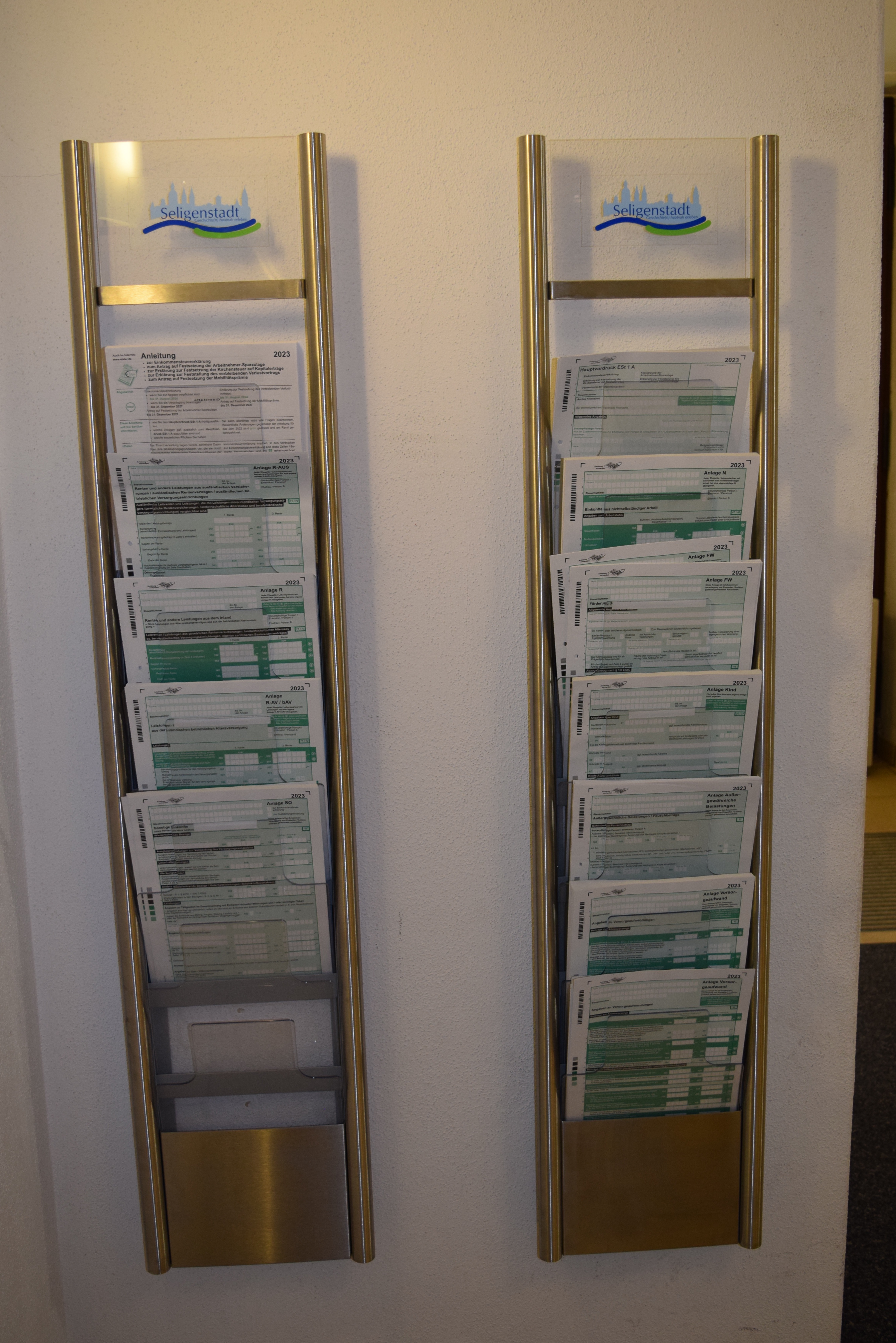 Einkommensteuerformulare