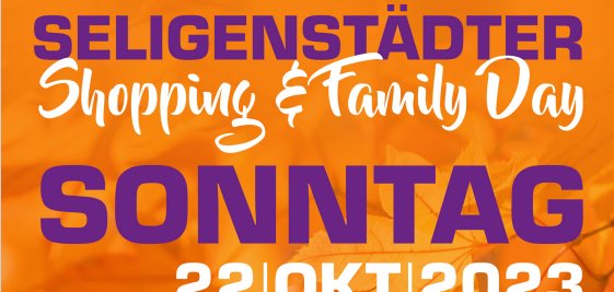 Plakat Seligenstädter Shopping & Family Day