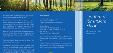 Flyer Baumspende