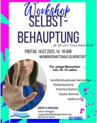 Flyer Selbstverteidung