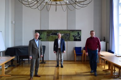 Dr. Daniell Bastian, Mirko Tanjsek und Michael Gerheim Dr. Daniell Bastian, Mirko Tanjsek und Michael Gerheim