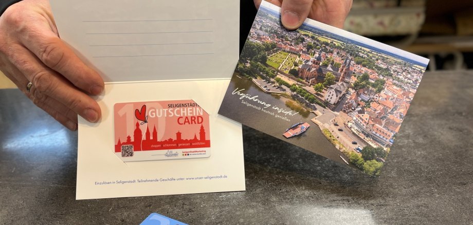 Seligenstadt Gutschein Card Kappkarte