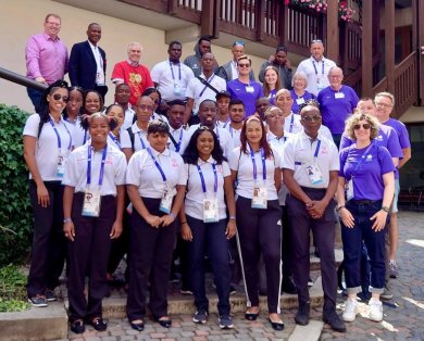 Die Delegation aus Trinidad und Tobago Die Delegation aus Trinidad und Tobago