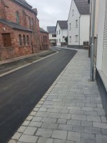 Fertiggestellte Martinsgasse in Froschhausen Fertiggestellte Martinsgasse in Froschhausen