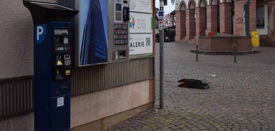 Parkscheinautomat am Marktplatz