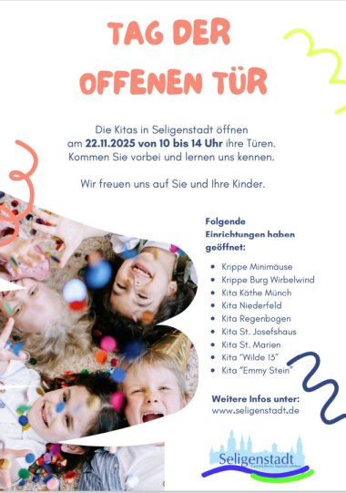 Plakat Tag der offenen Kitas