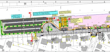 Plan Umgestaltung Bahnhofgelände