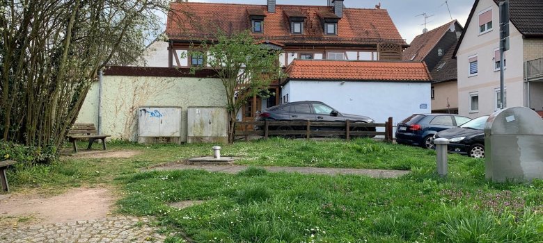 Hospitalplatz vor der Umgestaltung