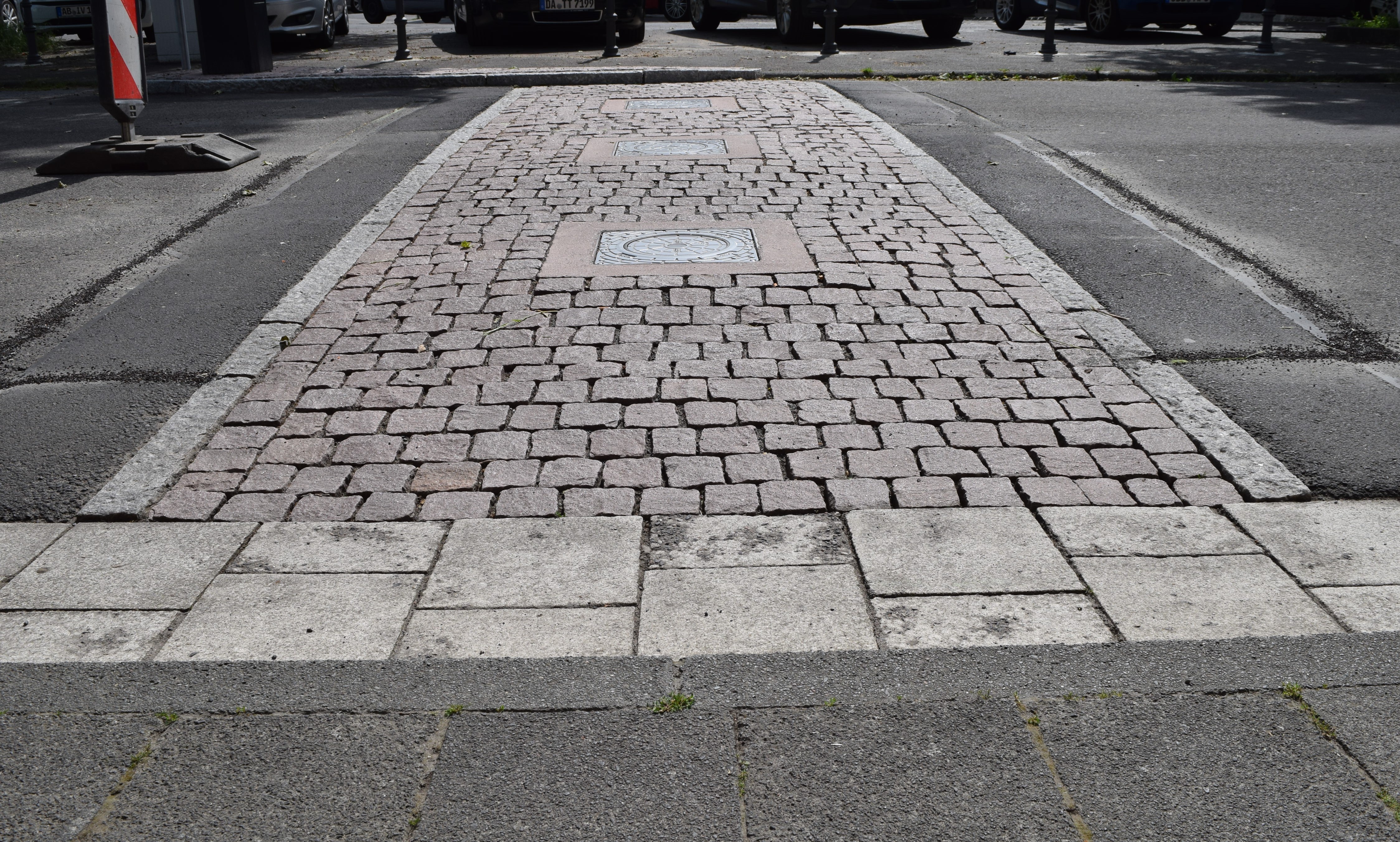 Polleranlage am Obertor in Vorbereitung.