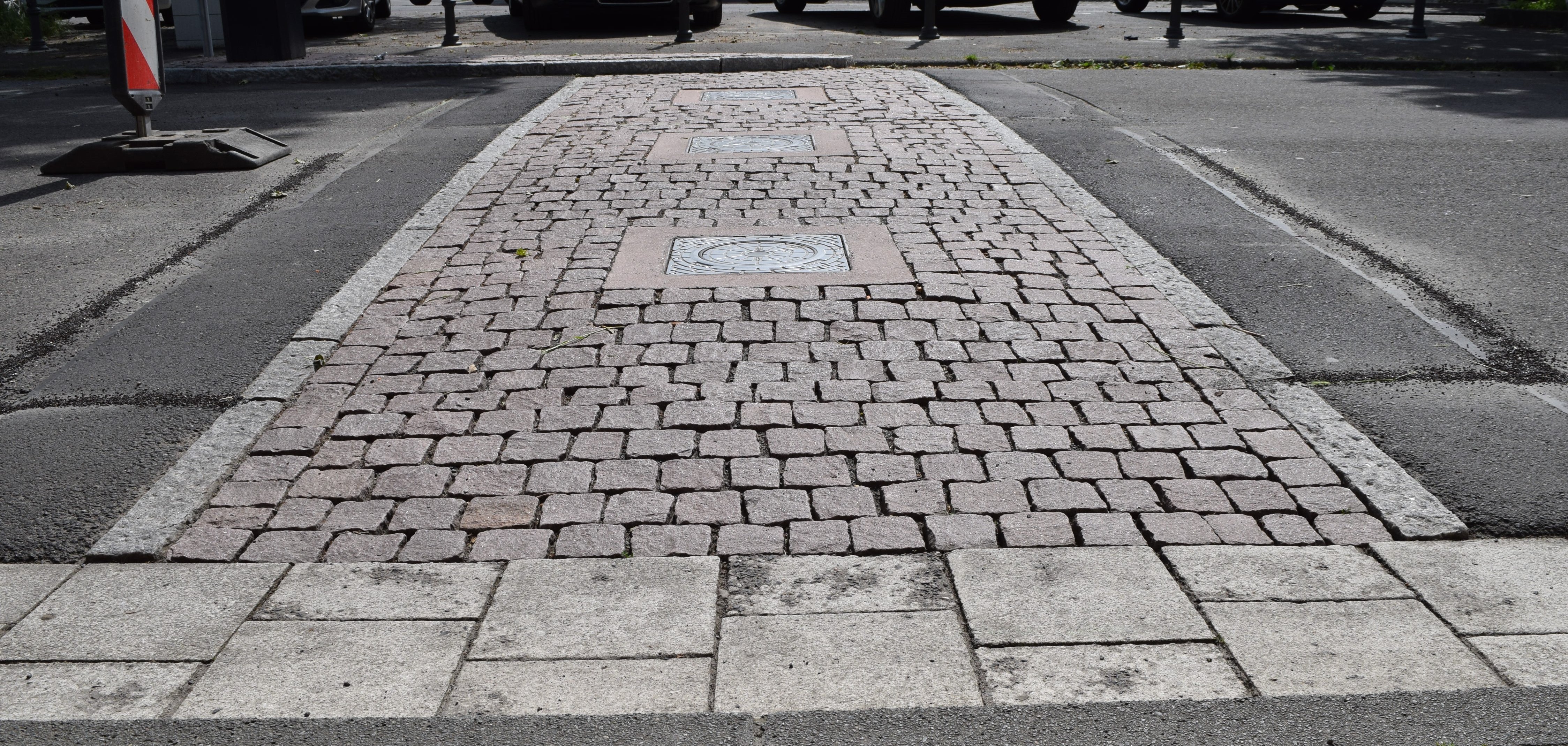 Polleranlage am Obertor in Vorbereitung.