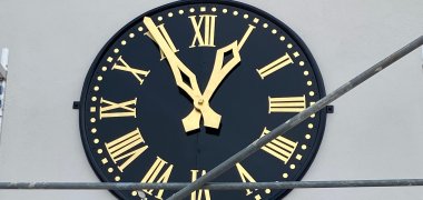 Renovierte Rathausturmuhr Renovierte Rathausturmuhr
