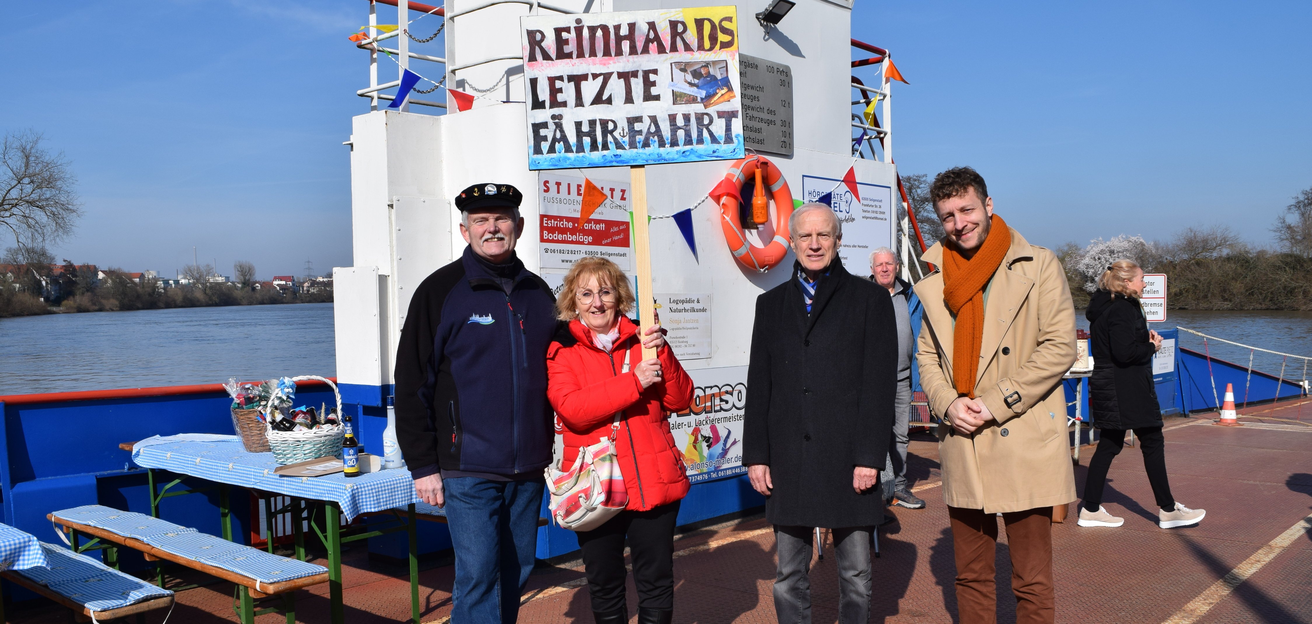 Reinhard und Alice Bier mit Patrick Herbert und Bernd Michael