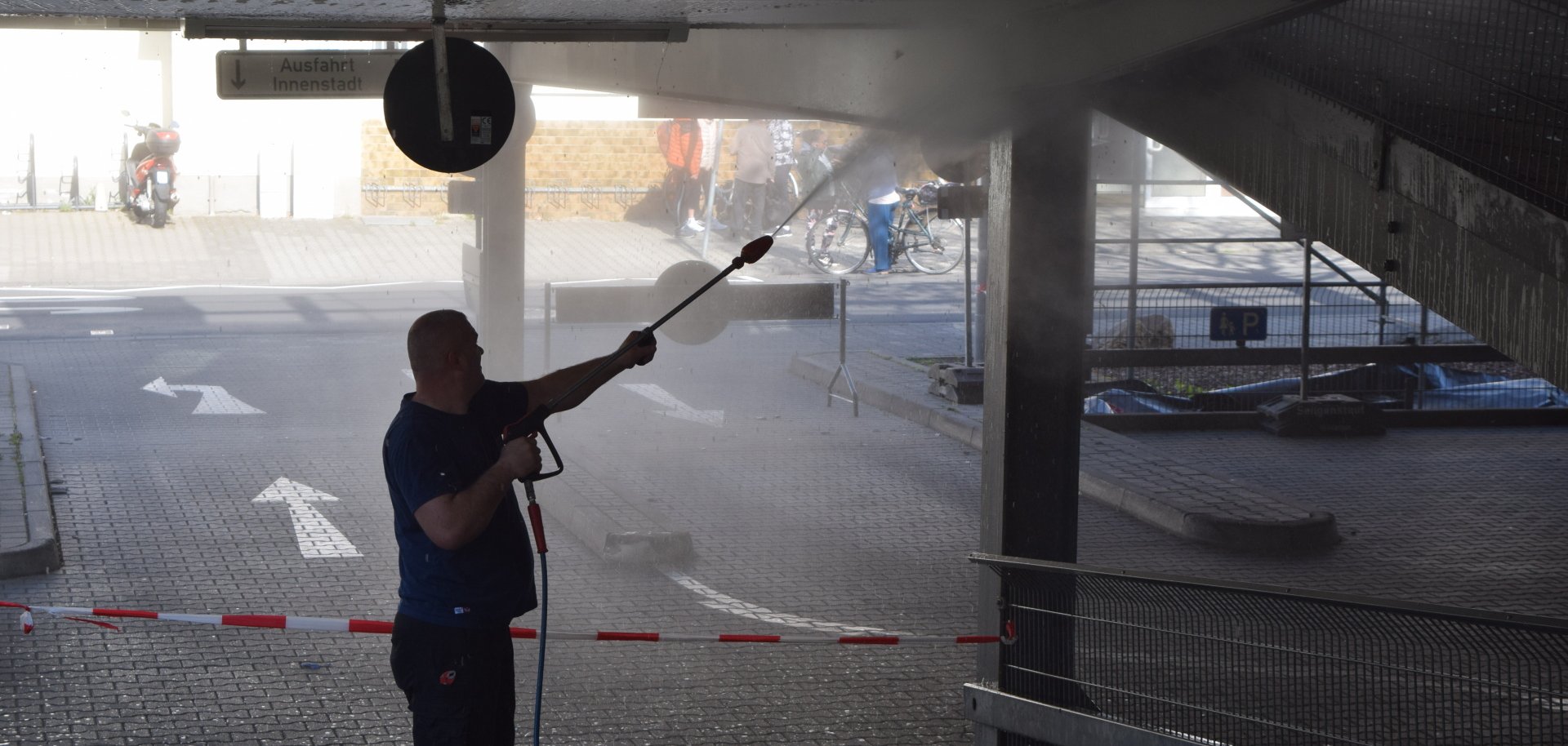 Reinigung Parkdeck Altstadt